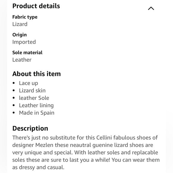 MEZLAN 😍CELLINI- LIZARD #29976 Blue  Dress Shoes Men’s 10 1/2M - Picture 15 of 16